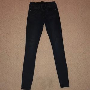 Express Dark Wash Jean Jeggings